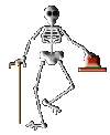 dancing skeleton